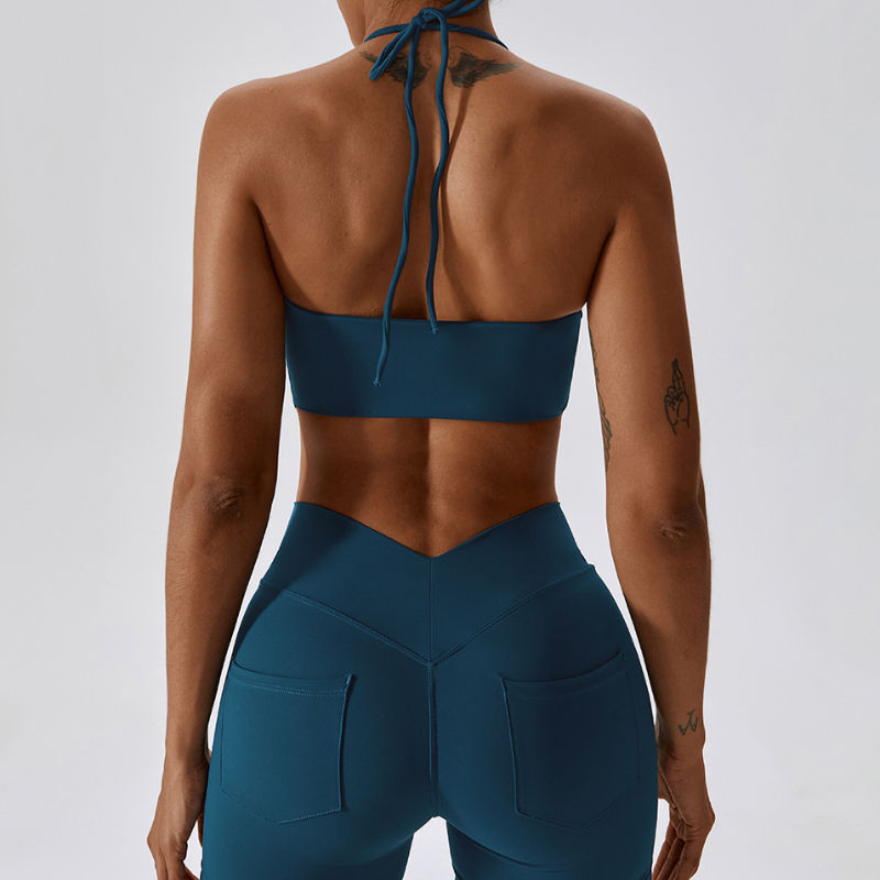 SC1065 2023 Новый пользовательский активный износный набор йога набор фитнеса v Склетка сзади для йоги шорты для йоги фитнес