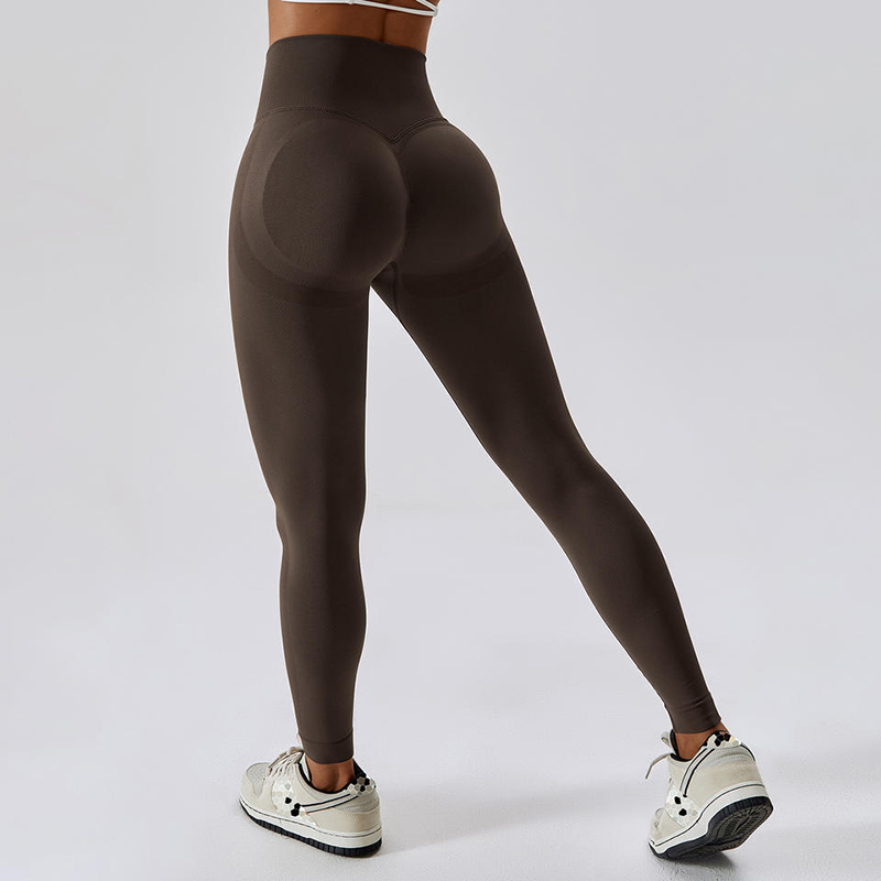 SC10126 Пользовательская метка фитнес -йога плавные брюки леггинсы блестящие леггинсы спандекса для женщин 2023