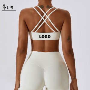 SC10137 Custom Logo Women Trabout Sports Bra Оптовая йога сжатие