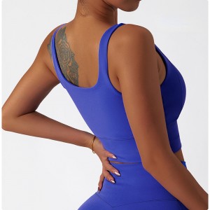 SC10186 High Impact Wire Free Nylon Sports Training Training Bra Top Top Новый стильный сексуальный спортивный бюстгальтер с высоким воздействием