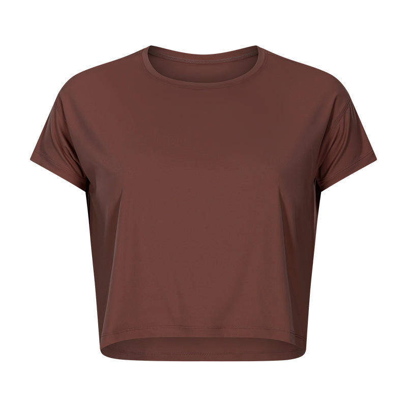 SC102610 Свободная рубашка для йоги шорты в спортзале йога активная одежда
