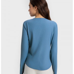 SC102613 с длинными рукавами йога рубашка йога йога T Рубашки Фитнес, бегущая футболка с рубашкой для футболки с длинным рукавом с дли...