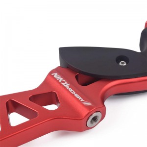 ET-12 25 дюймов Red Color RH ILF CNC-процесса Recurve Bow Risers
