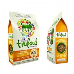 Custom Big 10 кг 15 кг 20 кг, запечатываемая на молнии, биоразлагаемое пластиковое пластиковое петухоновое пакет с закусочной для еды