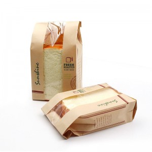 Brown Bread Craft Paper Packing Sacds с окончанием FCS SGS FDA сертифицирован