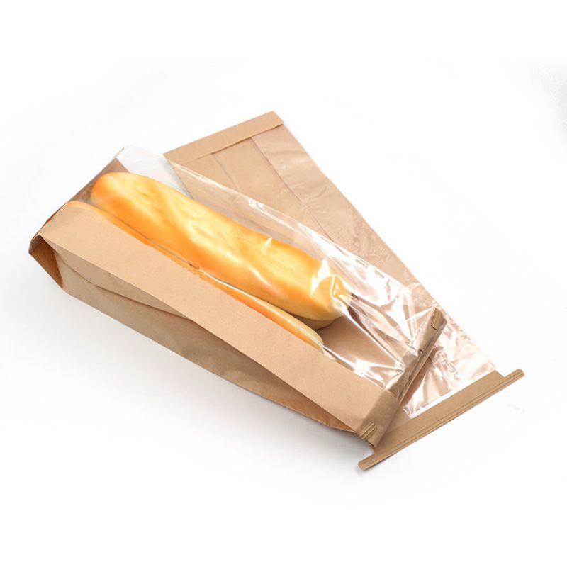 Brown Bread Craft Paper Packing Sacds с окончанием FCS SGS FDA сертифицирован