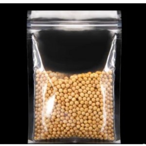 Перевернируемая плоская пищевая упаковочная пакет на молнии на молнии пластиковый пакет