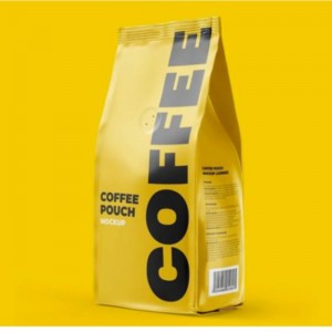 Custom 8 унций 12 унций 16 унций алюминиевая фольга боковая кофейная фасоль с жестяной жестяной и клапанной оптовой качеством доступн...