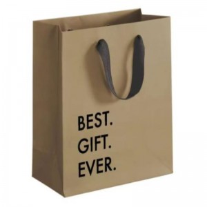 Биоразлагаемый многоразовый логотип на заказ на заказ с принтом коричневый кусочек крафта Крафт Сумки для покупок с помощью лен...