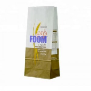 Новый стиль 1 кг 2 кг пшеничная мука сахарная упаковка бумажный пакет