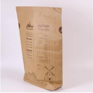 Eco Friendly 2 кг 25 кг 30 кг на заказ кукурузной хлебной упаковки пакеты бумажные пакеты с собственной логотипом в переработке