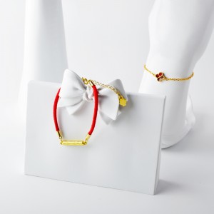 Новый 4 персика полый   A белый шелух персиковый браслет