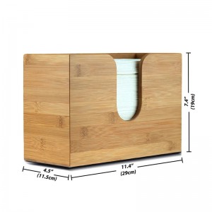 Бамбуковая складная бумажные полотенца дозатор