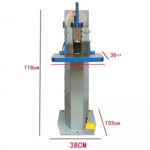 младший-Электрический вертикальный станок для резки углов с большой платформой S400 Резак для круглых углов