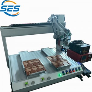 Двойной-Машина для дозирования печатной платы струйного клапана с головкой