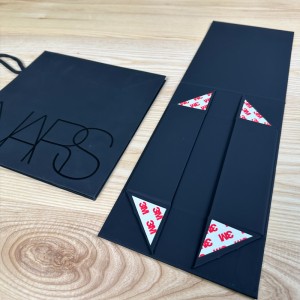 Черная роскошная складная коробка & Набор сумок