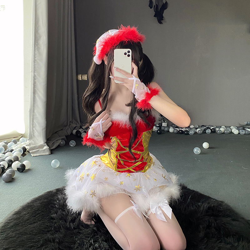 Новый - стиль рождественских костюмов, плюс - Стили размера для Европы и Америки. Подходит для рождественских вечеринок, Club DS Stage Per...