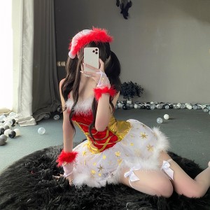 Новый - стиль рождественских костюмов, плюс - Стили размера для Европы и Америки. Подходит для рождественских вечеринок, Club DS Stage Per...