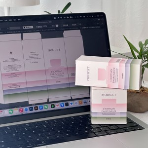 Пастель элегантная парфюмерная коробка