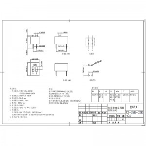 Dip Switch xz-DSE-02RGA, 2P DIP -переключатель для модулей приема сигналов в поле Automotive Automation Equipment