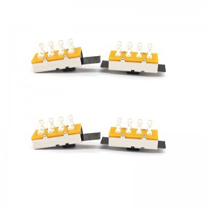 Слайд -переключатель SS23L16, высокий ток, три-позиция, двойная-ряд, 8-штифт, выключатель измельчителя, вертикальный раздвижный перек...