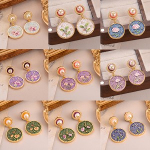 Металлические цветочные украшения