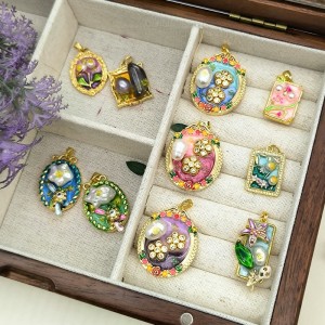 Винтажная кулон