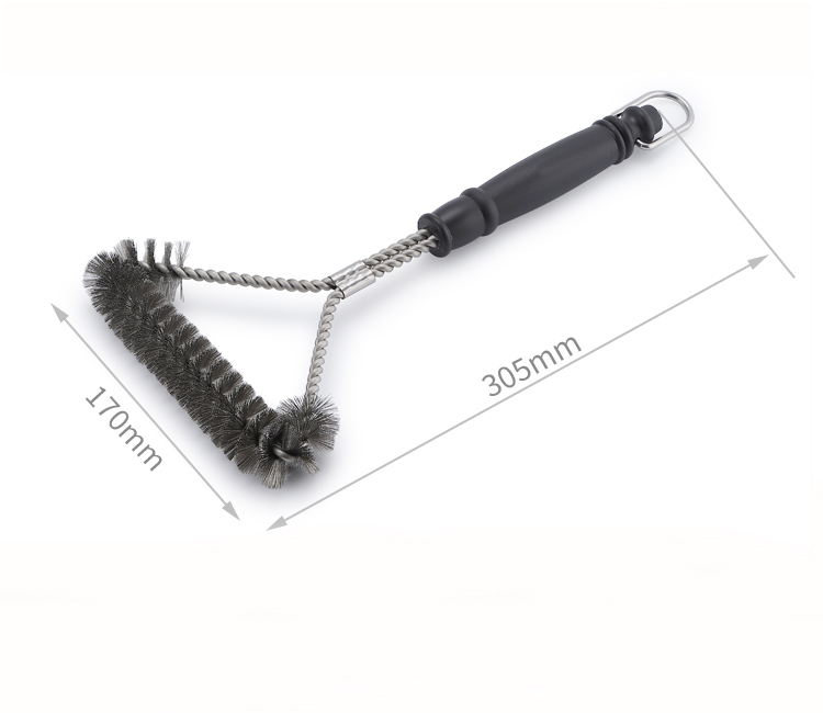 1685082938.jpeg Pizza oven BBQ grill stainless steel brush with plastic handle1.JPEG